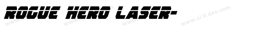 Rogue Hero Laser字体转换